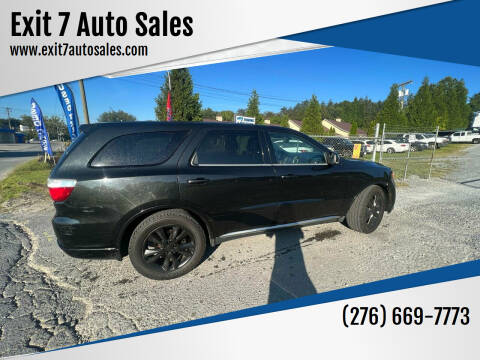 2013 Dodge Durango for sale at Exit 7 Auto Sales in Bristol VA