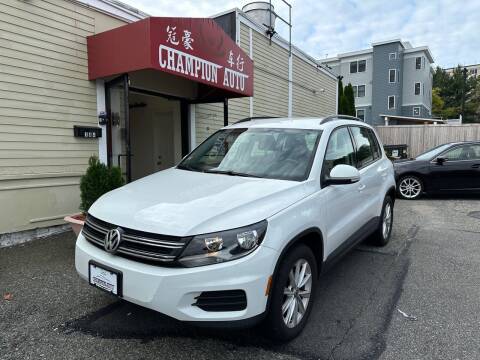 2017 Volkswagen Tiguan for sale at Champion Auto LLC in Quincy MA