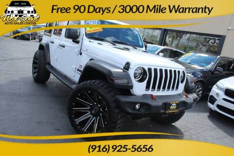2021 Jeep Wrangler Unlimited for sale at West Coast Auto Sales Center in Sacramento CA