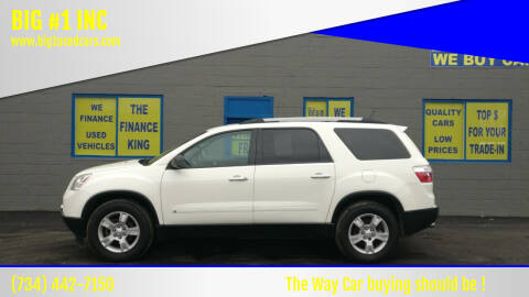 2010 GMC Acadia for sale at BIG #1 INC in Brownstown MI