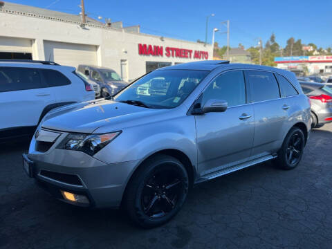 2013 Acura MDX for sale at Main Street Auto in Vallejo CA