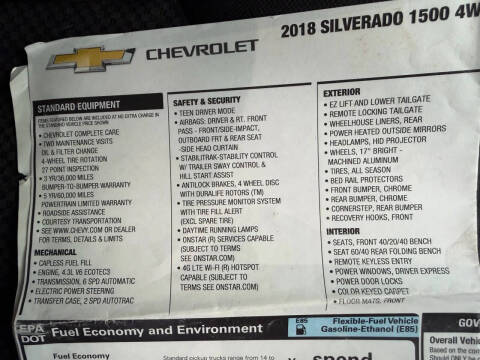 2018 Chevrolet Silverado 1500