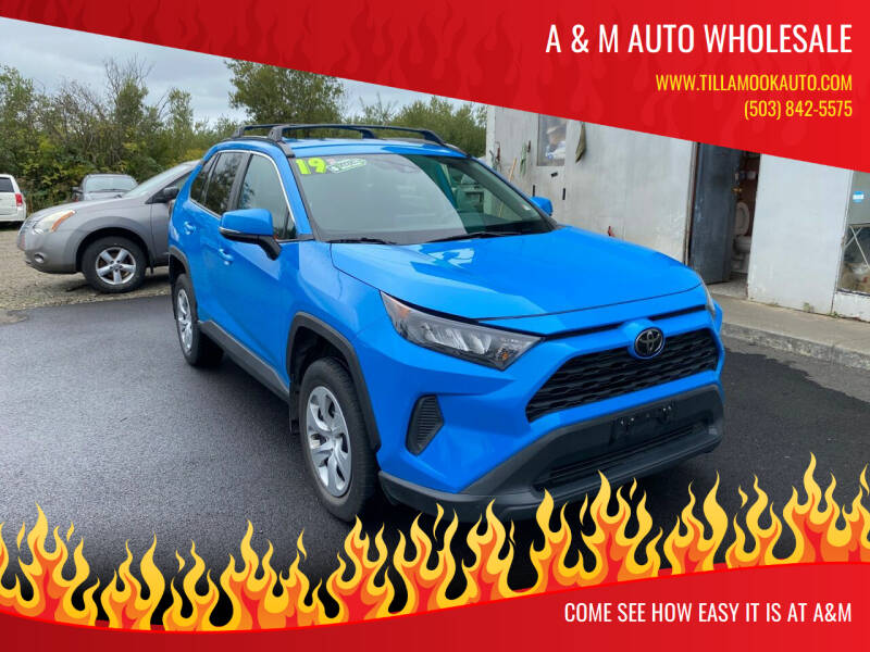 2019 Toyota RAV4 for sale at A & M Auto Wholesale in Tillamook OR