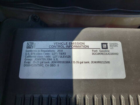 2018 Chevrolet Silverado 1500