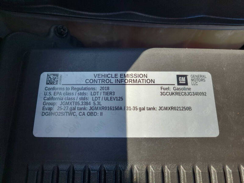 2018 Chevrolet Silverado 1500