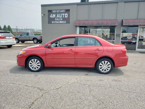 2013 Toyota Corolla for sale at 4M Auto Sales | 828-327-6688 | 4Mautos.com in Hickory NC