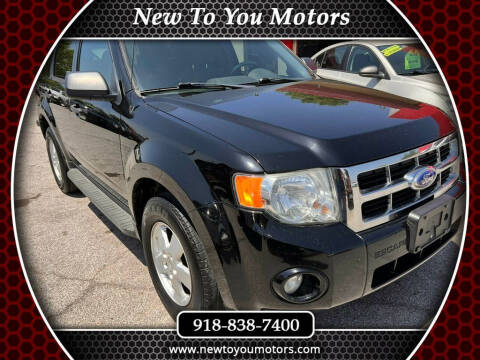 2012 Ford Escape for sale at New To You Motors in Tulsa OK