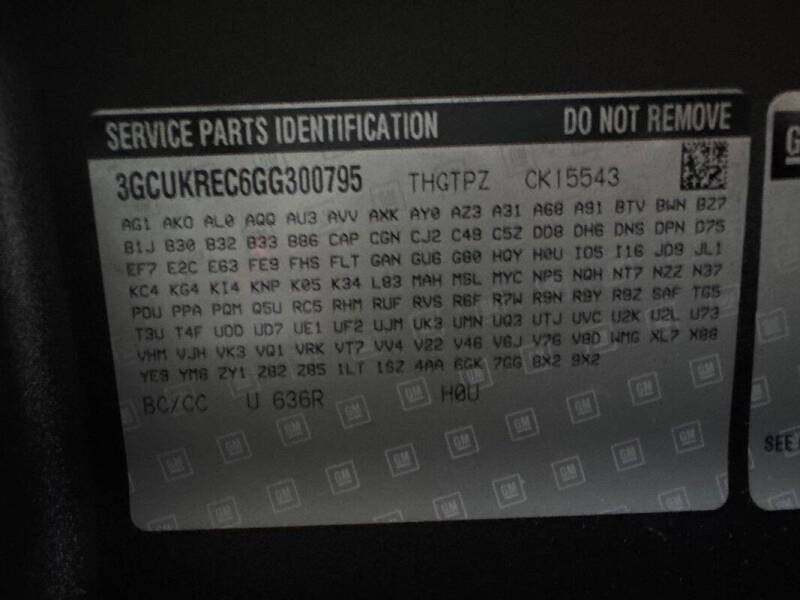 2016 Chevrolet Silverado 1500