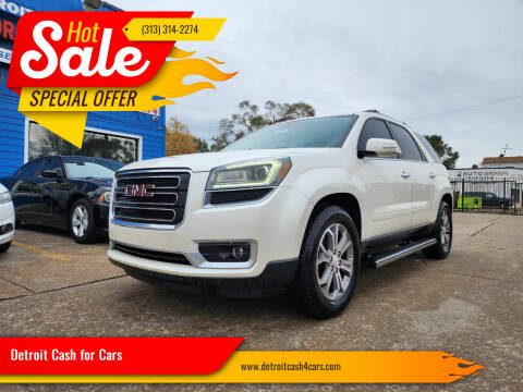2013 GMC Acadia for sale at Detroit Cash for Cars in Warren MI