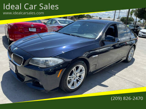 2013 BMW 5 Series for sale at Ideal Car Sales in Los Banos CA