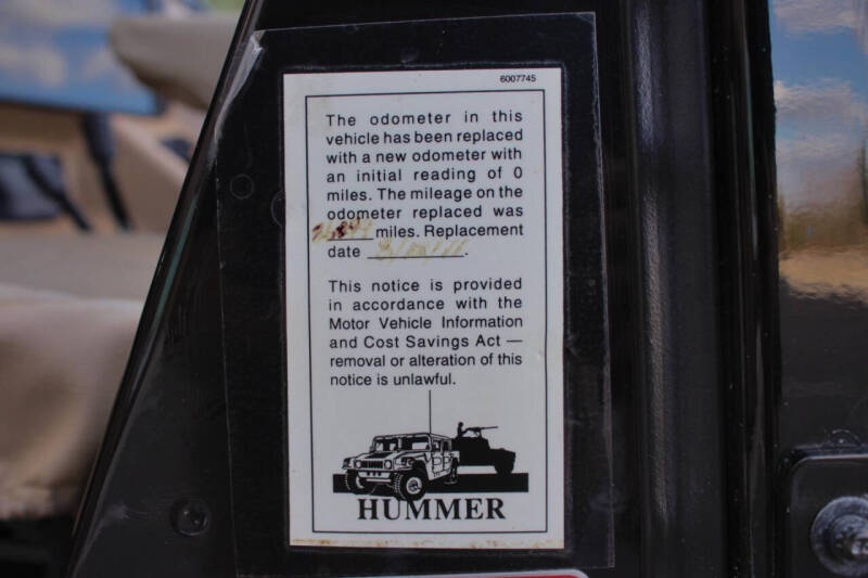 1996 AM General Hummer Open Top