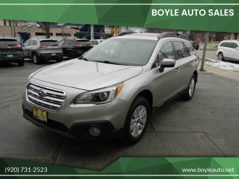 2016 Subaru Outback for sale at Boyle Auto Sales in Appleton WI