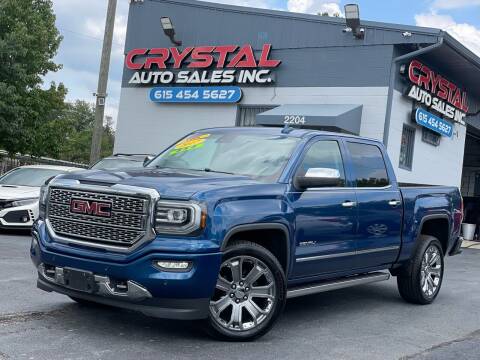 2017 GMC Sierra 1500 for sale at Crystal Auto Sales Inc in Nashville TN