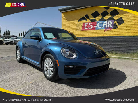 2019 Volkswagen Beetle for sale at Escar Auto - 9809 Montana Ave Lot in El Paso TX