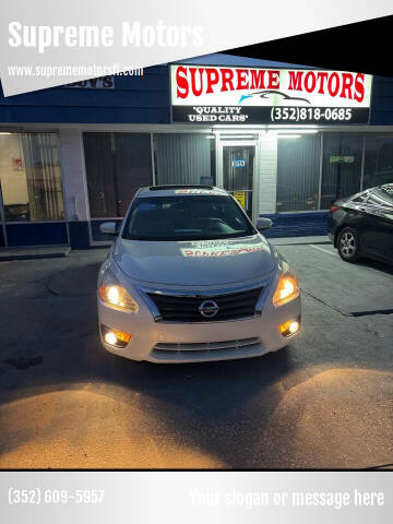 2013 Nissan Altima for sale at Supreme Motors in Leesburg FL