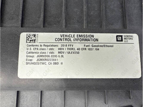 2018 GMC Savana 2500