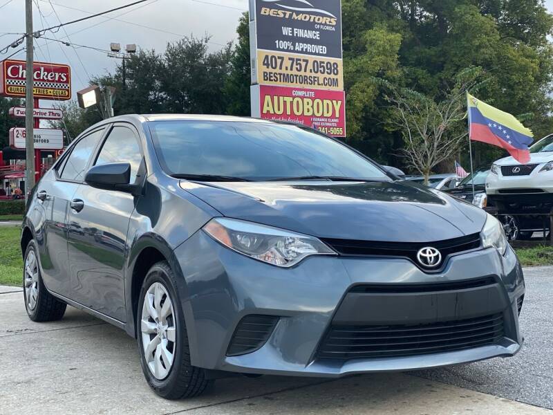 2014 Toyota Corolla for sale at BEST MOTORS OF FLORIDA in Orlando FL