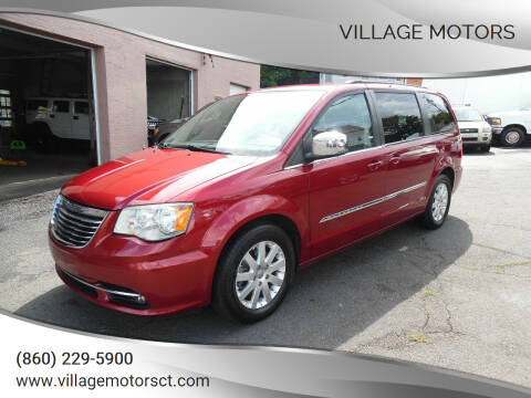 2012 Chrysler Town and Country for sale at Village Motors in New Britain CT