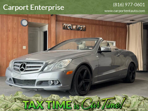 2011 Mercedes-Benz E-Class for sale at Carport Enterprise - 6336 State Ave in Kansas City KS