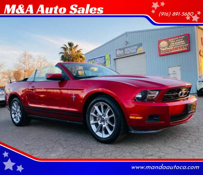 2010 Ford Mustang for sale at M&A Auto Sales in Sacramento CA