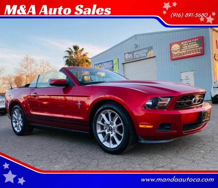 2010 Ford Mustang for sale at M&A Auto Sales in Sacramento CA