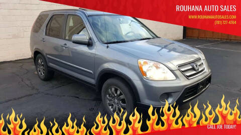 2005 Honda CR-V for sale at Rouhana Auto Sales in Norwood MA