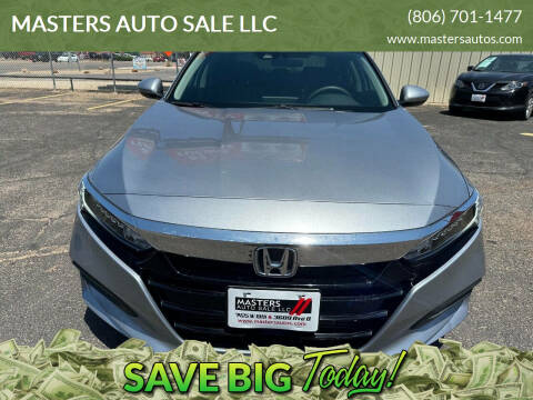 2019 Honda Accord for sale at MASTERS AUTO SALE LLC in Lubbock TX