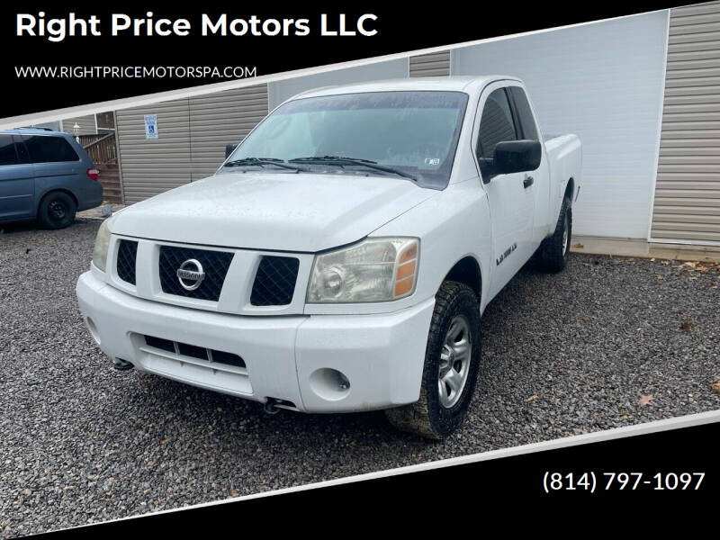 2007 Nissan Titan for sale at Right Price Motors LLC in Cranberry Twp PA