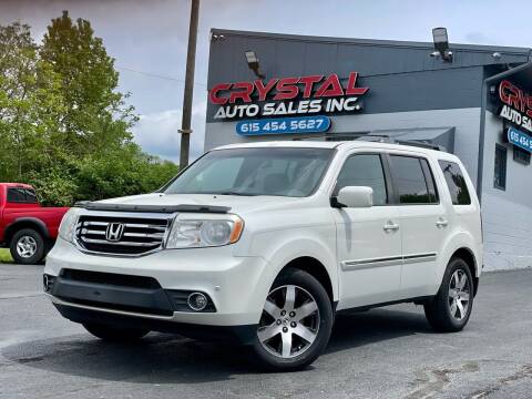 2012 Honda Pilot for sale at Crystal Auto Sales Inc in Nashville TN