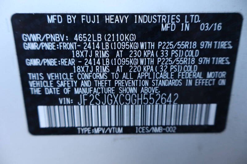 2016 Subaru Forester 2.0XT Touring