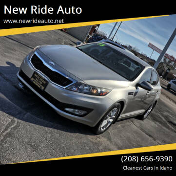 2013 Kia Optima for sale at New Ride Auto in Rexburg ID