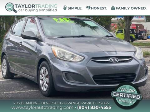 2015 Hyundai Accent for sale at Taylor Trading in Orange Park FL