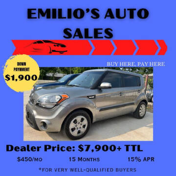 2013 Kia Soul for sale at Emilio's Auto Sales in San Antonio TX