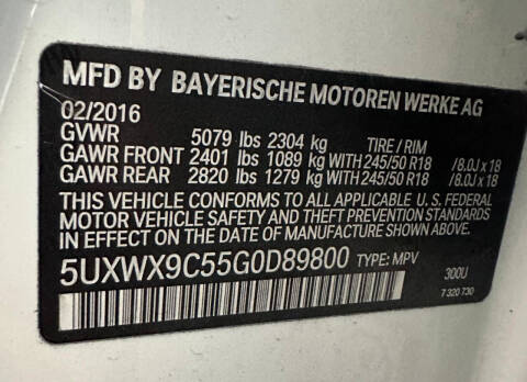 2016 BMW X3 xDrive28i