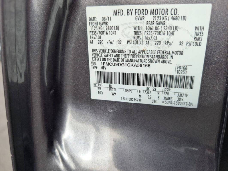 2012 Ford Escape XLT