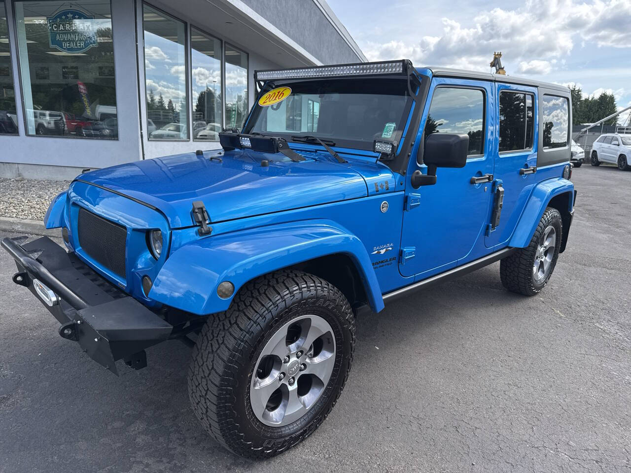 used 2016 Jeep Wrangler Unlimited car, priced at $21,999