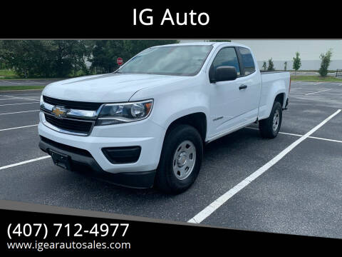 2015 Chevrolet Colorado for sale at IG AUTO in Longwood FL