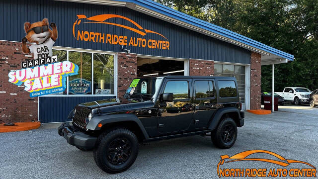 2018 Jeep Wrangler JK Unlimited for sale at North Ridge Auto Center LLC in Madison, OH