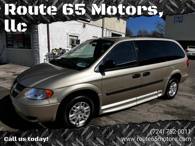 2006 Dodge Grand Caravan for sale at Route 65 Motors, llc in Ellwood City, PA