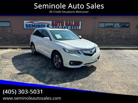 2016 Acura RDX for sale at Seminole Auto Sales in Seminole OK