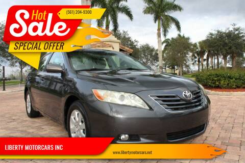 2008 Toyota Camry for sale at LIBERTY MOTORCARS INC in Royal Palm Beach FL