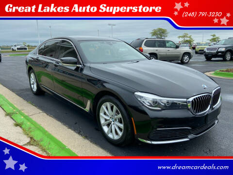 2019 BMW 7 Series for sale at Great Lakes Auto Superstore in Waterford Township MI