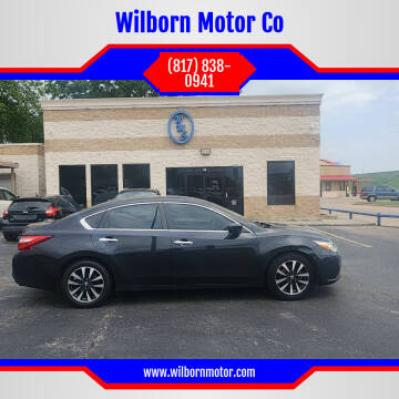 2017 Nissan Altima for sale at Wilborn Motor Co in Fort Worth TX