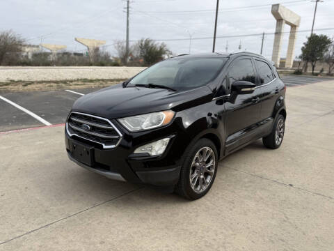 2018 Ford EcoSport for sale at Ron Motor LLC in San Antonio TX