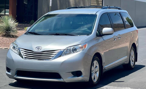 2015 Toyota Sienna for sale at Charlsbee Motorcars in Tempe AZ