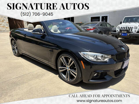 2015 BMW 4 Series for sale at Signature Autos in Austin TX