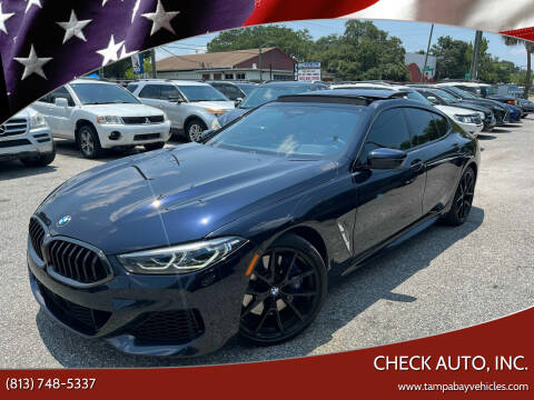 2020 BMW 8 Series for sale at CHECK AUTO, INC. in Tampa FL