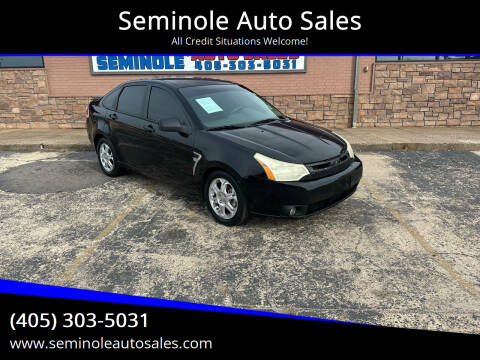 2008 Ford Focus for sale at Seminole Auto Sales in Seminole OK