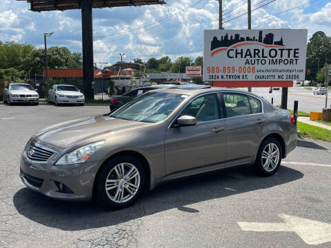 2012 Infiniti G37 Sedan for sale at Charlotte Auto Import in Charlotte NC