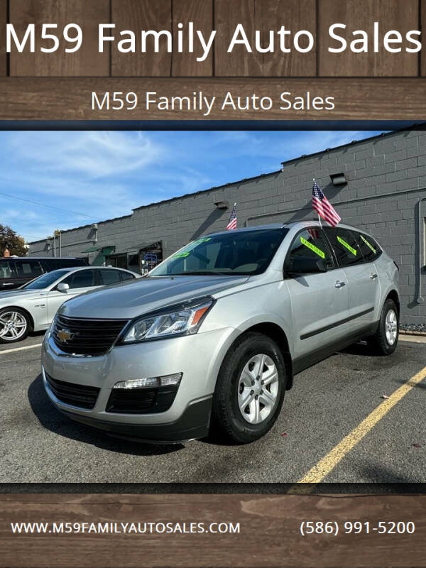 2016 Chevrolet Traverse for sale at M59 Family Auto Sales in Utica MI